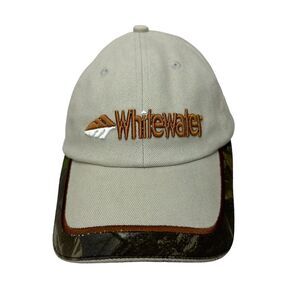 Whitewater Outdoors Hat Cap Brown Camo Strapback Adjustable Camouflage